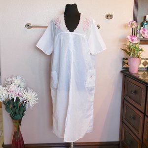 Darling Embroidered Nightgown- Size L